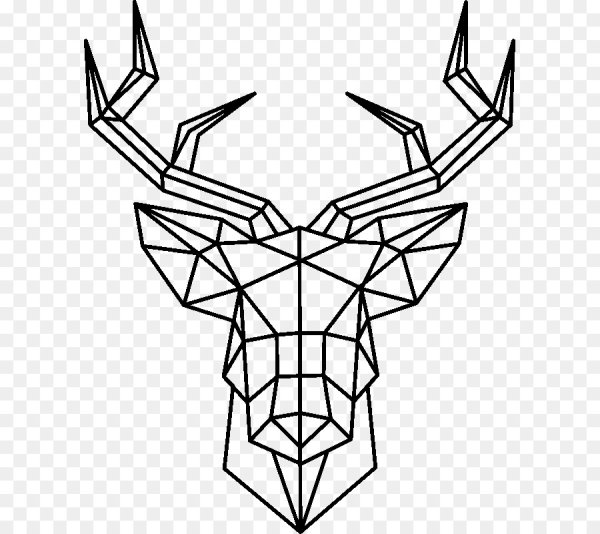 Животные геометрическими фигурами