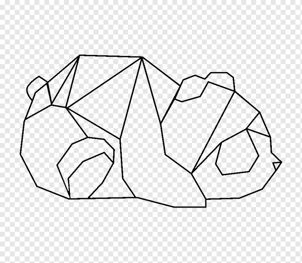 Рыба из геометрических фигур