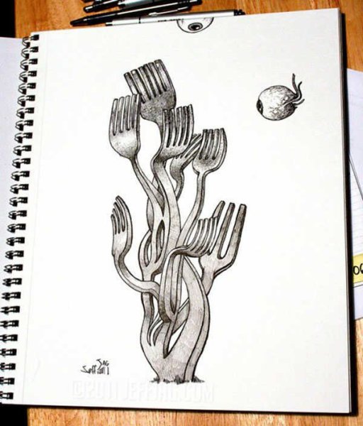 Рисунки для скетчбука