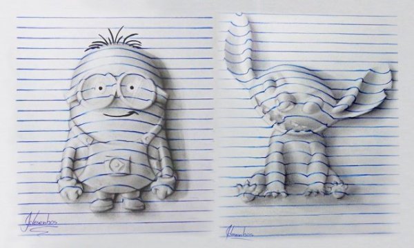 Рисунки для срисовки в альбом