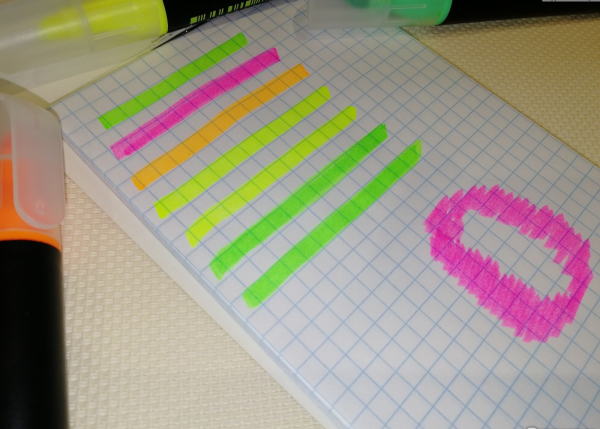 Оформление тетради текстовыделители