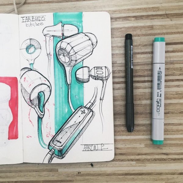 Легкие рисунки для скетчбука