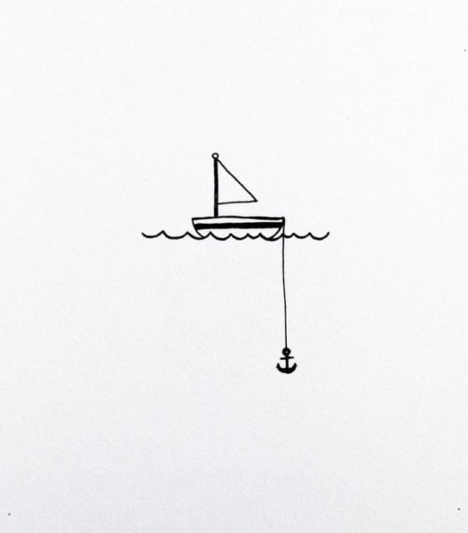 Легкие минималистичные рисунки