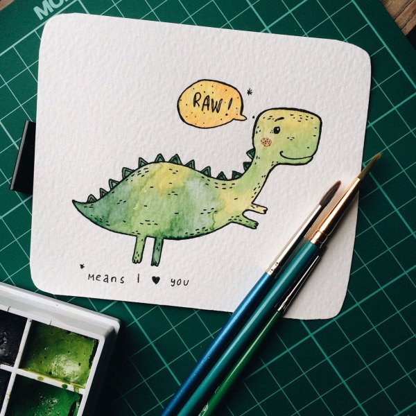 Маленькие рисунки для скетчбука