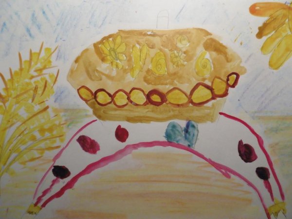 Рисование каравай