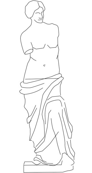 Легкие статуи для рисования