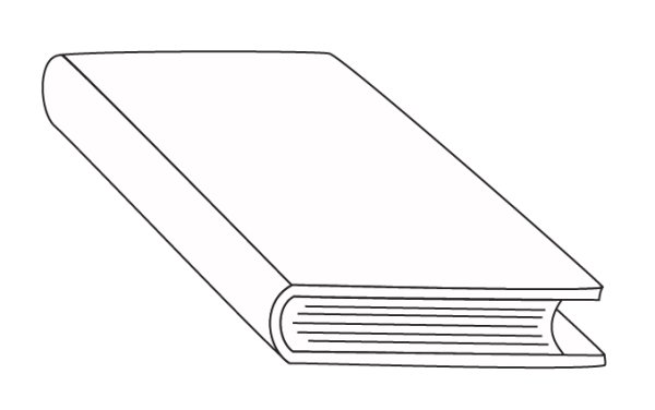 Схематический эскиз книжной обложки