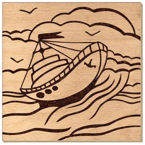 Выжигать по дереву легкие