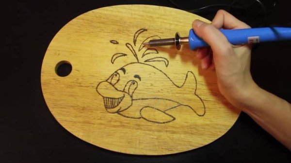 Простые рисунки для выжигания