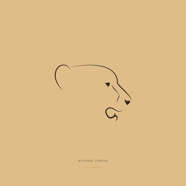 Подпись в виде животных одной линией