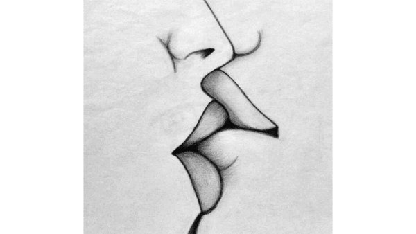 Рисунки карандашом любовь