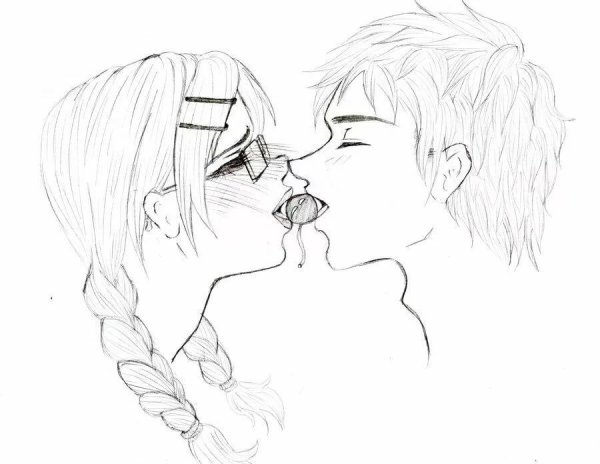 Рисунки для срисовки пары