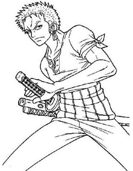 Луффи Ван Пис рисунок карандашом