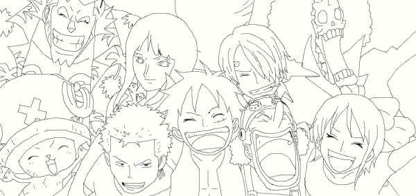 Ван Пис Луффи в полный рост