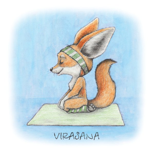 Лисёнок рисунок лёгкий