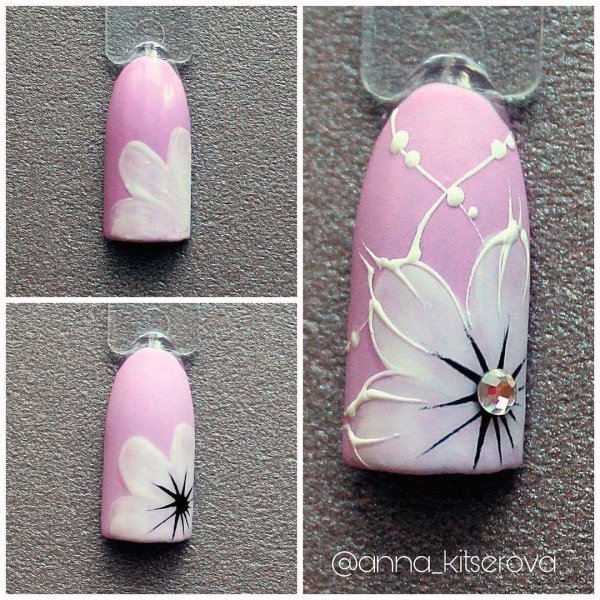 Рисунки на ногтях для начинающих