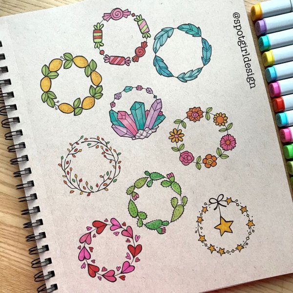 Рисунки для блокнота