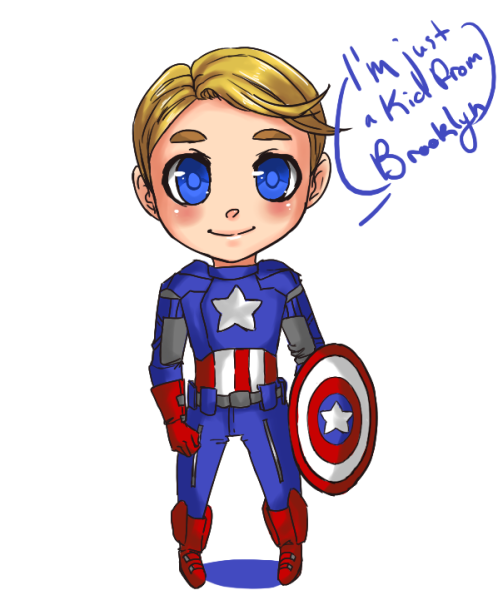 Нарисовать капитана Америку карандашом
