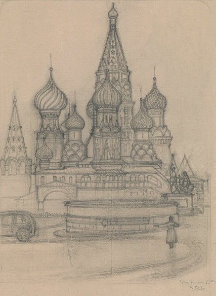 Кремль карандашом