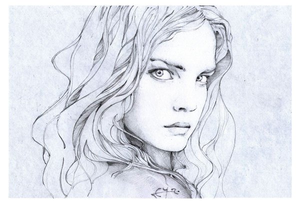 Портрет для срисовки легкий