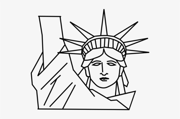 Эскизы статуи свободы голова для тату