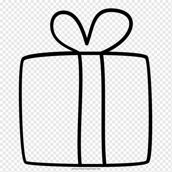 Поэтапное рисование подарочной коробки