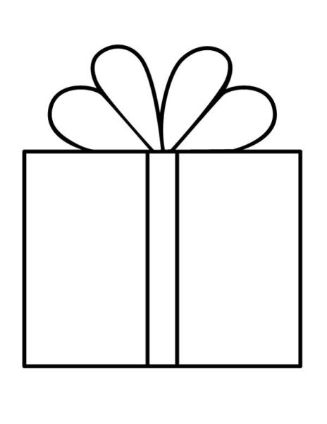 Рисование подарочной коробки