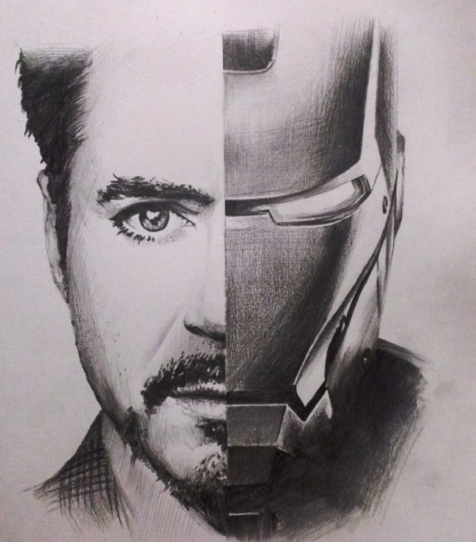 Тони Старк портрет