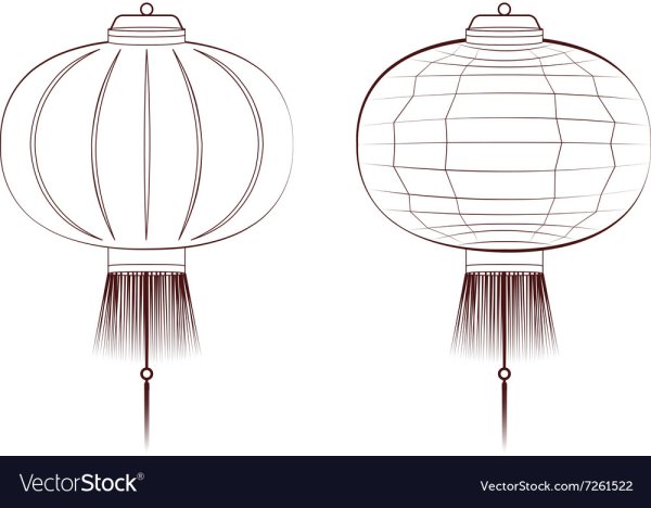 Китайский фонарик распечатка