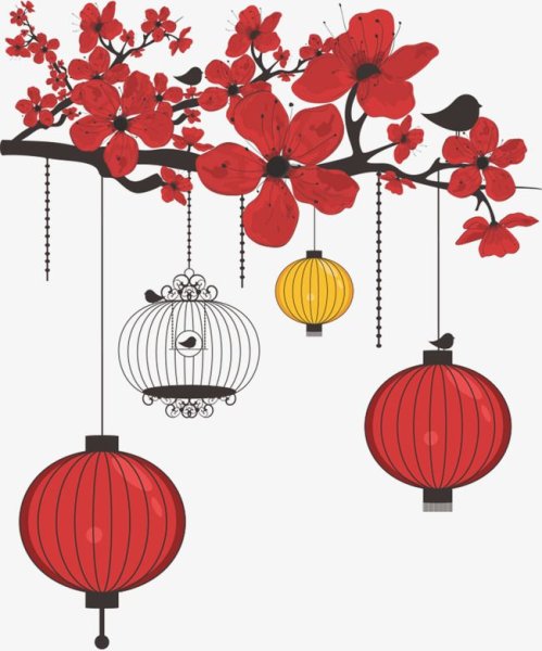 Китайский фонарик узор