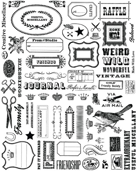 Скрапбукинг наклейки