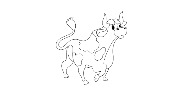 Буйвол для рисования для детей