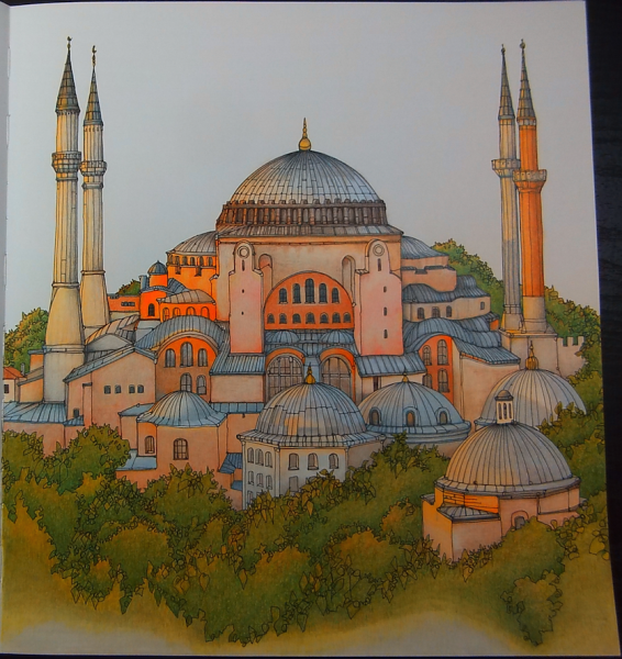 Собор Святой Софии Айя София Стамбул нарисовать