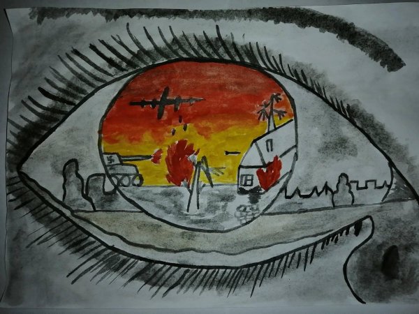 Война глазами детей рисунки