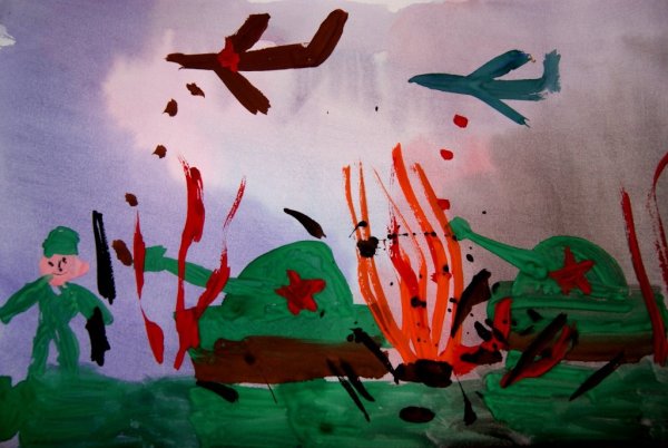 Дети войны рисунки