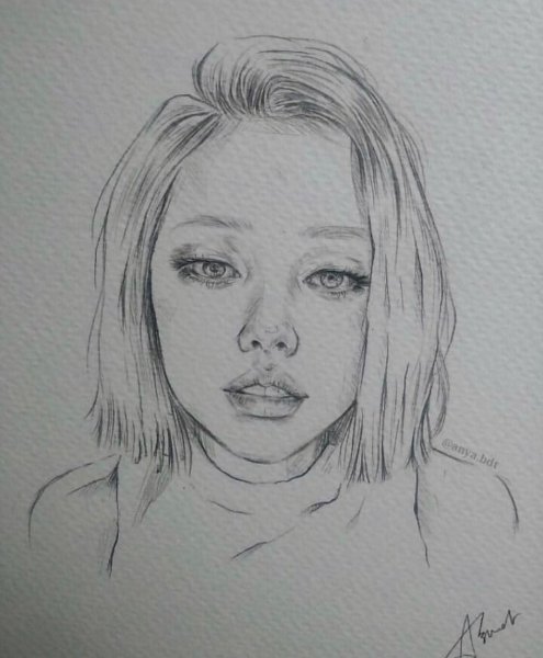 Лицо рисунок