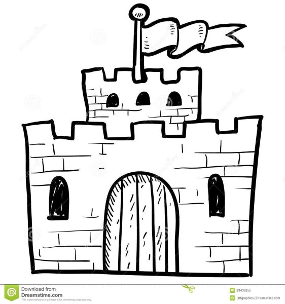 Крепость схематично