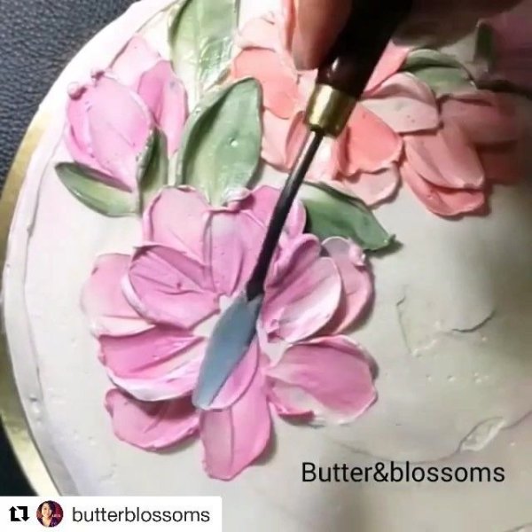 Мастихины для цветов на торте