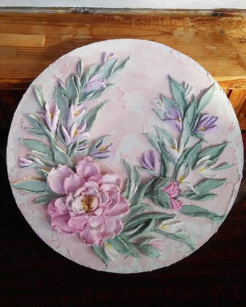 Украшение торта мастихином