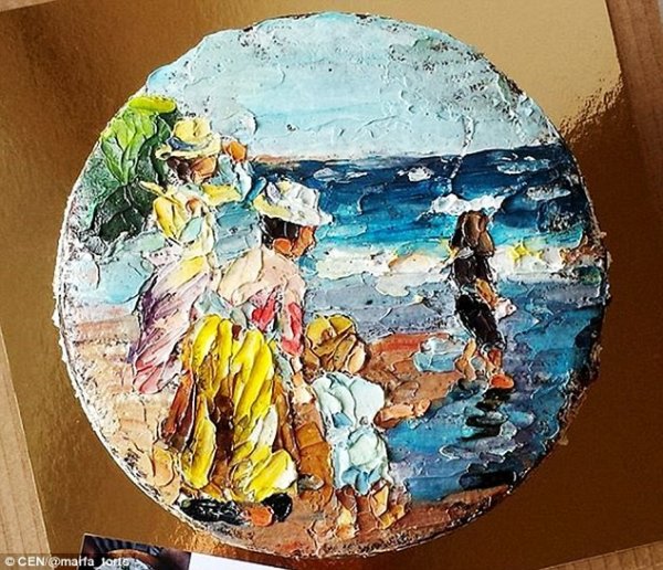 Живопись на торте