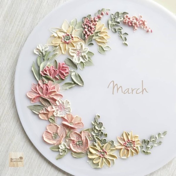 Барельефная техника украшения тортов