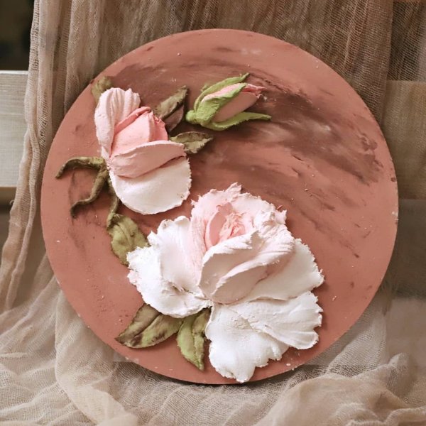 Торт барельефная техника