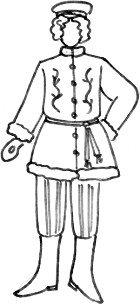 Costumes for drawing