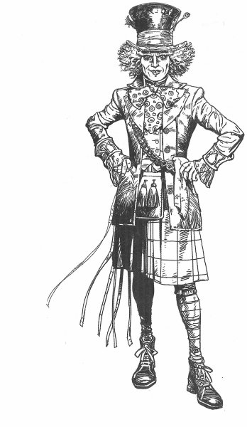 Скоморох рисунок карандашом