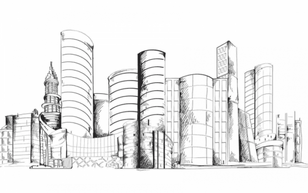Нарисовать современный дом