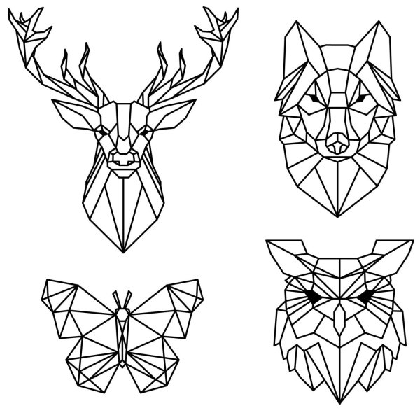 Орнамент из геометрических фигур