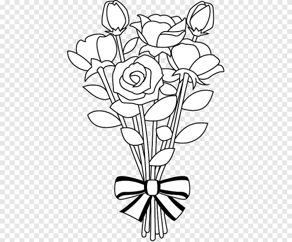 Букет цветов рисование с дошкольниками