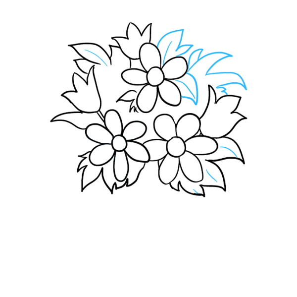 Букет роз раскраска для детей