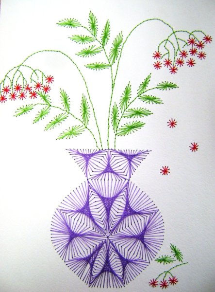 Схемы для изонити с цифрами для начинающих