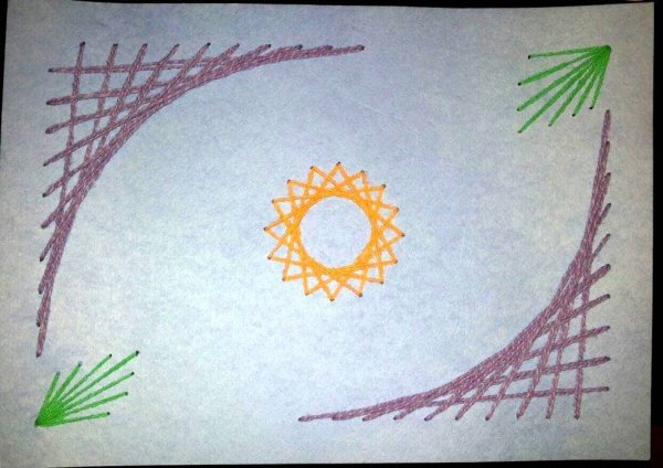 Изонить елка